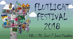 Desktop Screenshot of flutlicht-festival.de